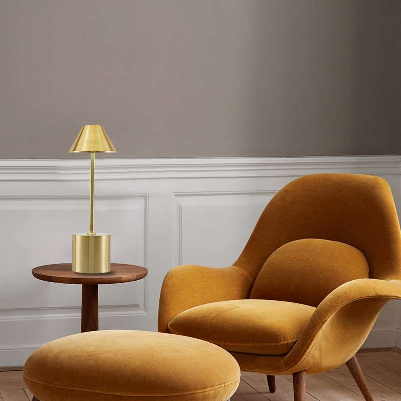 工字台灯极简蘑菇美式床头桌面酒吧台学习装饰调光氛围小夜灯铁艺