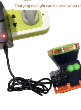 强光创造者手电筒头灯锂电池充电器电缆圆孔C5280小头节能通用3.5