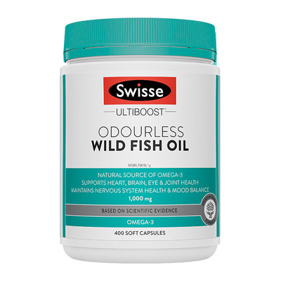 斯维诗Swisse深海鱼油1000mg400粒/瓶 效期27.11