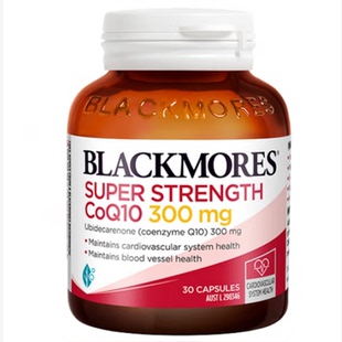 澳佳宝Blackmores 辅酶Q10胶囊【300mg】 30粒/瓶 效期28.10