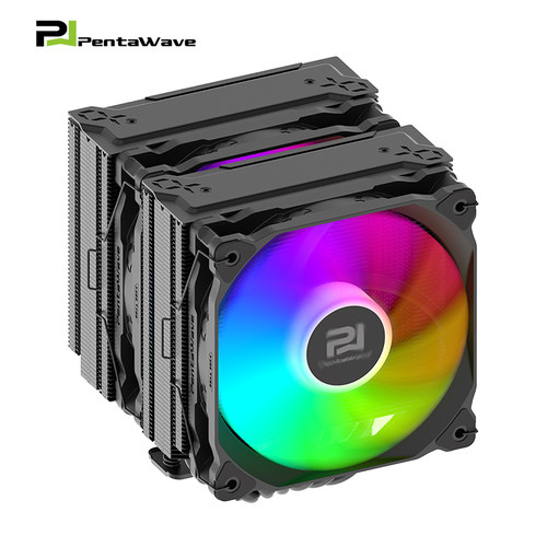 PENTAWAVE攀威Z06D LE 6热管双塔12CM风冷CPU散热器附硅脂