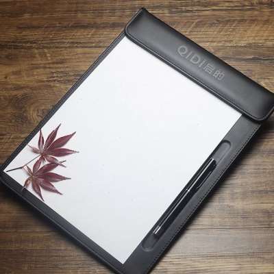 极速皮革a4会议夹n商务会议垫板夹酒店便签夹水杯托套装学生写字