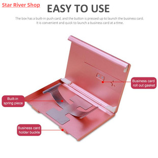 Hanyd Holder Push Case Memb 极速Business Bank Card