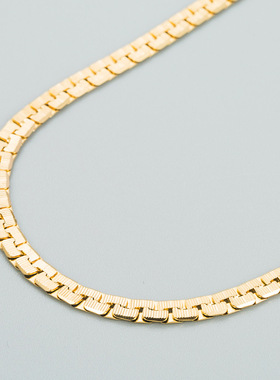 极速欧美ins风不锈钢超薄焊接链条D老外ins网红同款钛钢不变色外