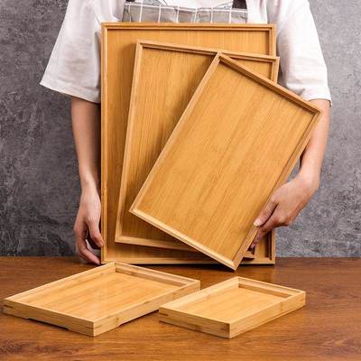 极速Hotel wooden tray wooden tray solid woMod tray rectangul