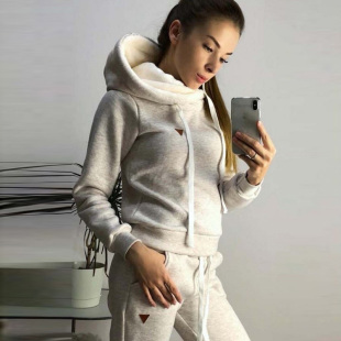 and Autumn Winter Fleece PuXllover 极速2021 Fashion Womens