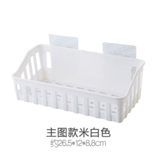 新品Press-efree bathroom shelf kitchen plastic wall walWl ha - 实物图