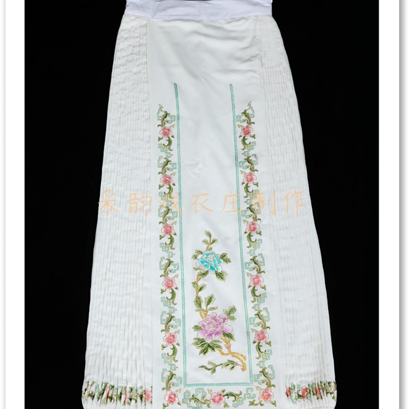 极速采韵戏衣 明萃堂仿手绣清秀牡丹腰包苏绣工艺V做工精良全手工