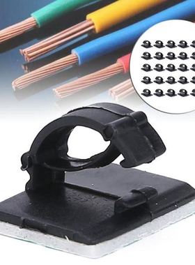 极速30pcs Selfadhmesive Wire Clips Car Cable Clip Fixer Hold