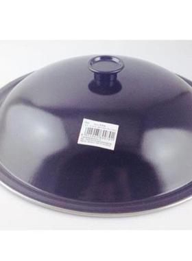 极速丰西黑精盖30cm32cm34cGm36cm珐瑯锅盖黑色炒锅盖