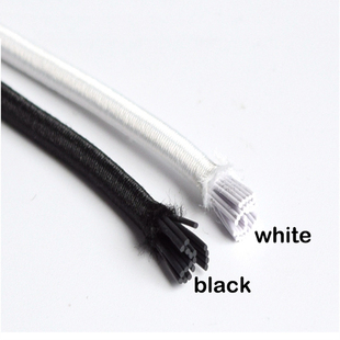 极速1 Rope j6MM rubber black Strong Elastic White