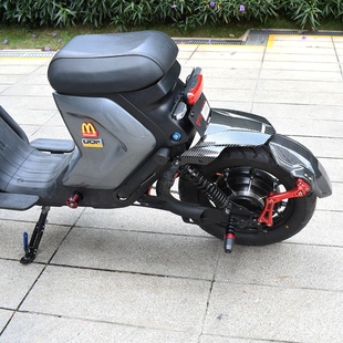 极速小牛后挡泥板改装 UQI G2九号电Z动车碳纤纹 N1S