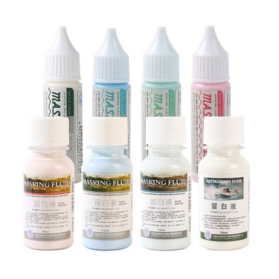 极速ART Masking Fluid Watercxolor White Liquid Whatcolor Pai