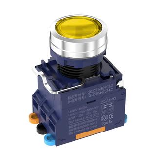 绿 Lanboo新产品Sa1 24V红 灯9 黄1No1 P防水快插塑料按钮开关