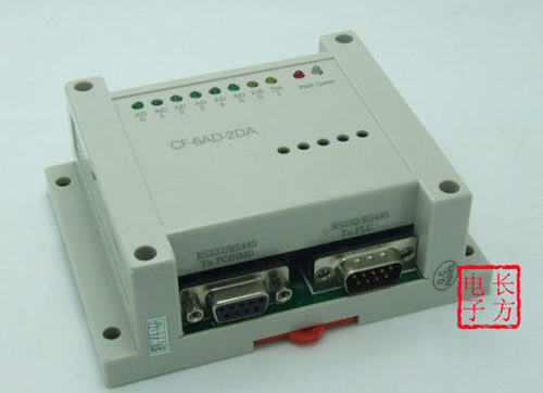国产新款长方三凌PLC工控板 2N CF-6AD(NTC)-2DA电压模块转换模块