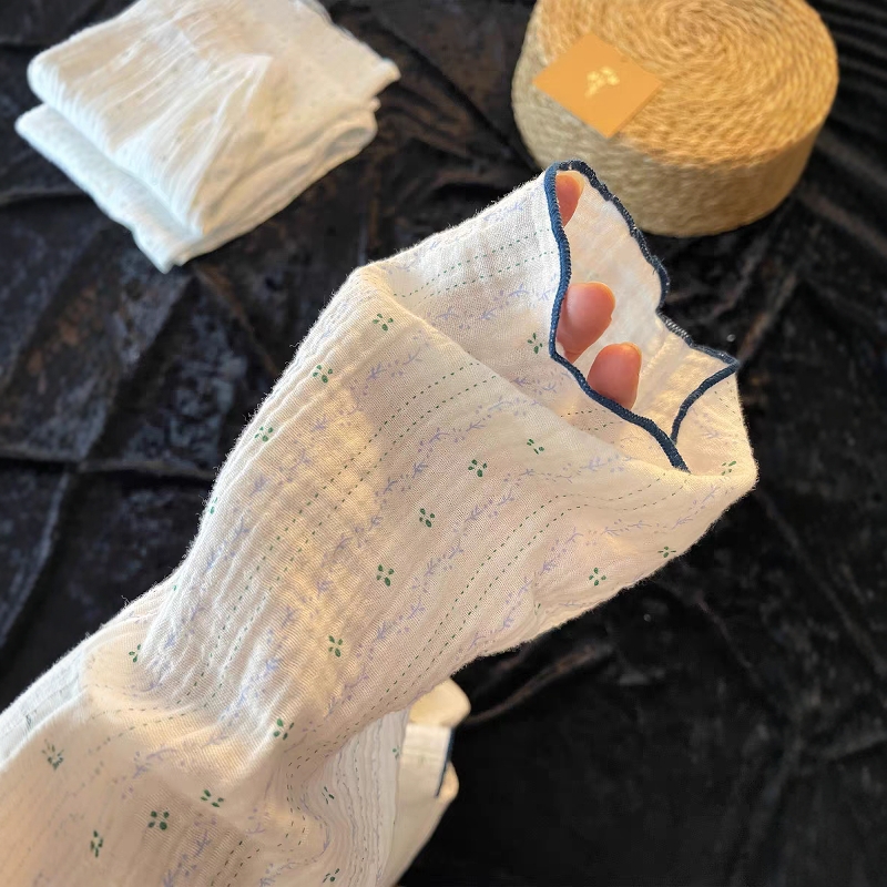 甜美少女碎花睡衣女春秋2025套装