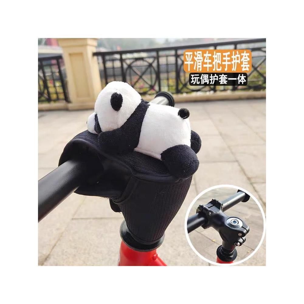 自行车防撞玩偶平衡车护胸儿童装饰把立保护套乐卡配饰酷骑公仔