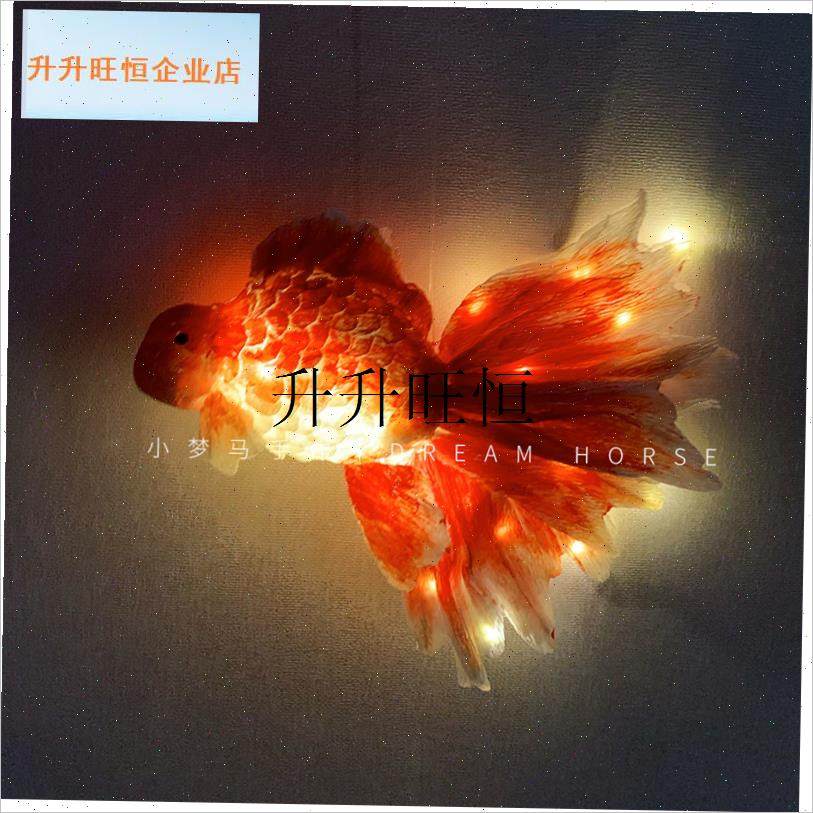 运锦鲤&手工金鱼小m夜灯diy材料包新年手提灯笼挂饰春节摆件礼物,,节庆用品/礼品,创意/设计灯,淘宝优惠券,粉丝福利购,淘宝优惠卷