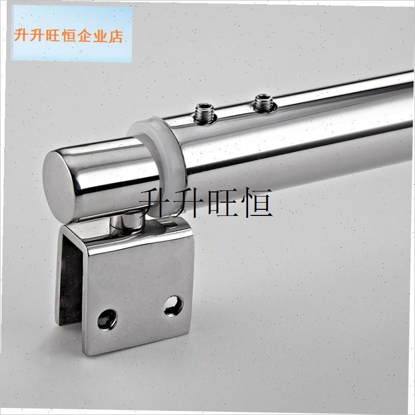 玻璃隔断拉杆淋浴房加固支架玻璃门固定斜拉杆支Y撑杆不锈钢,