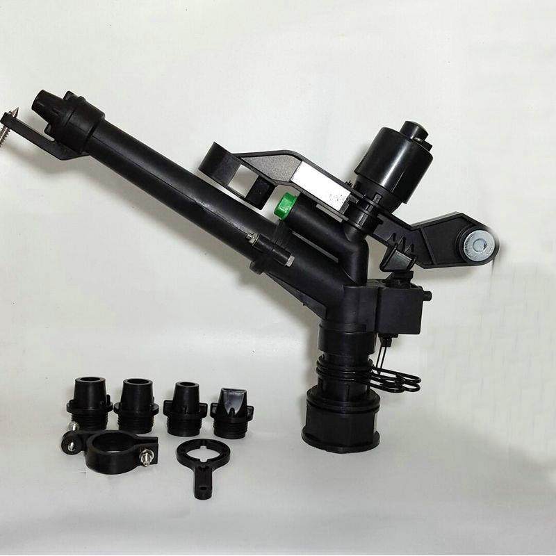 1寸半DN40塑料摇臂旋转喷头喷枪可控角 草坪农田灌溉喷灌