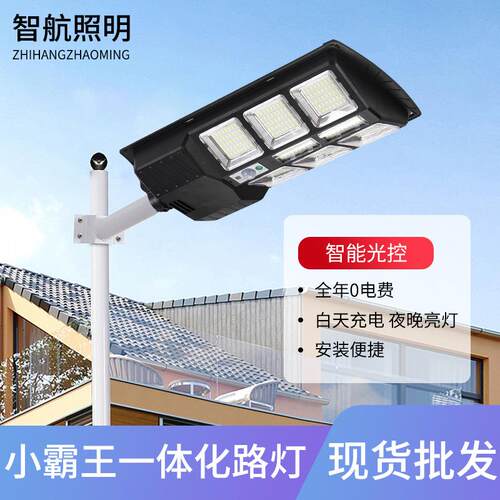 一体化太阳能路灯 led户外灯新农村道路照明亮化路灯感应庭院灯