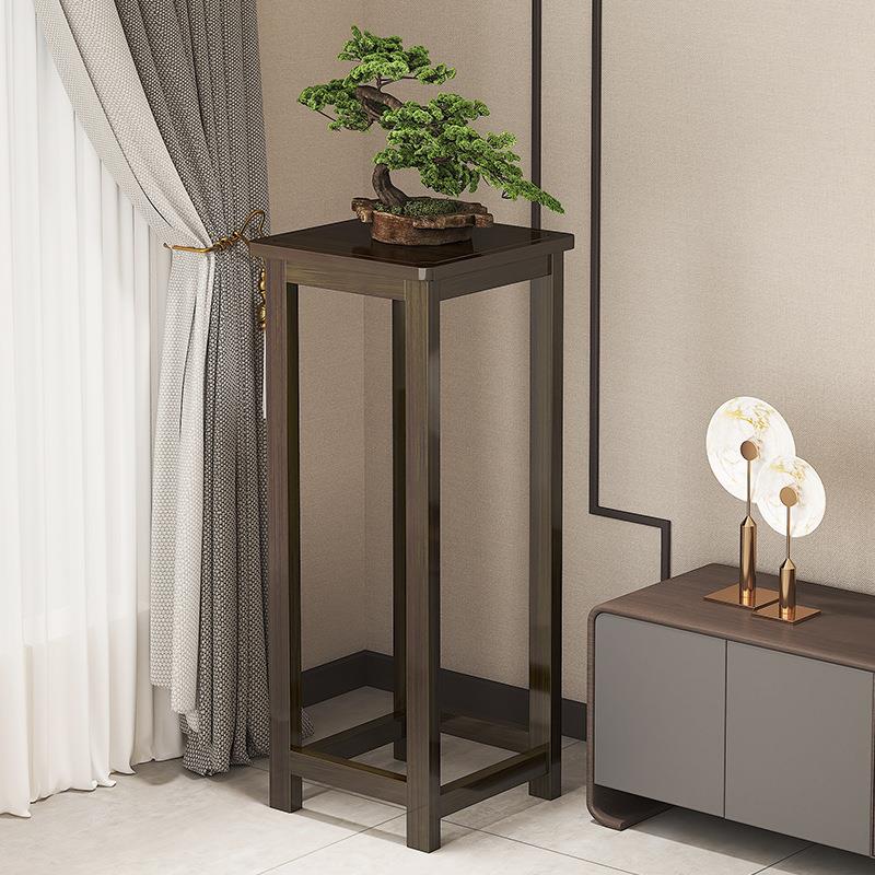 花架子新中式阳台落地花架仿古花台置物架多层花盆架多肉绿萝花几