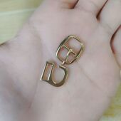 扣挂钩子针扣金属九字勾修鞋 带卡扣配件鞋 搭挂扣扣子 高跟鞋 女凉鞋