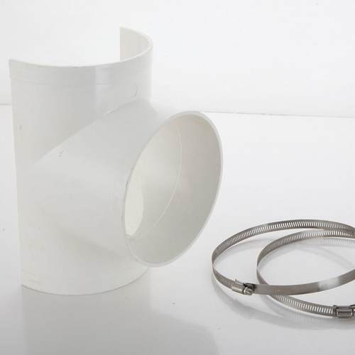 110Pvc排水管快速三通75斜三通50开三通可变直径抓斗修覆泄漏件