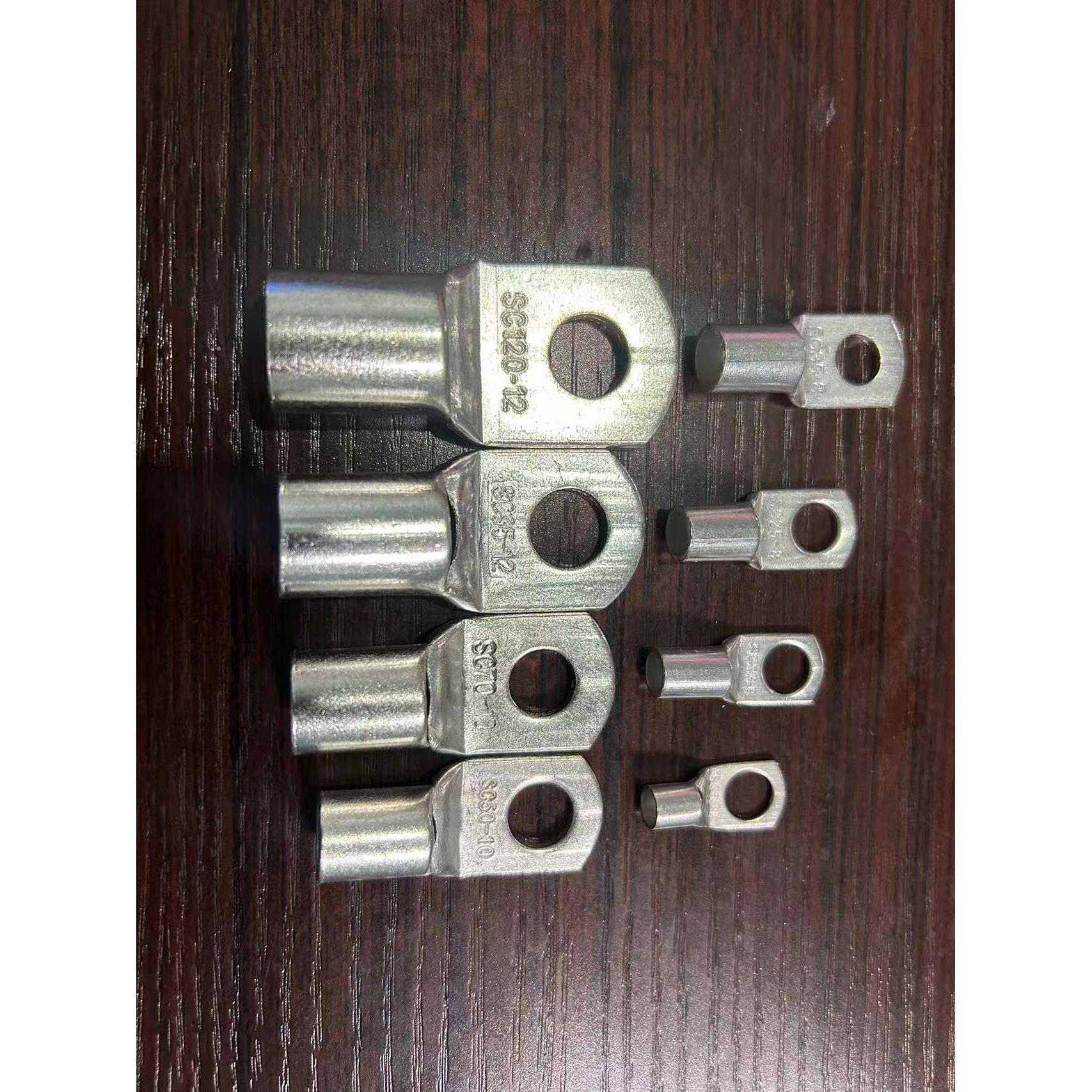 窥口铜线鼻子SC10SC16SC25/35SC50/70SC95平方-6/8/10/12冷压端子