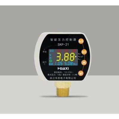 华西水泵压力开关家用全自动彩屏数显智能控制器工程塑料其垒德株