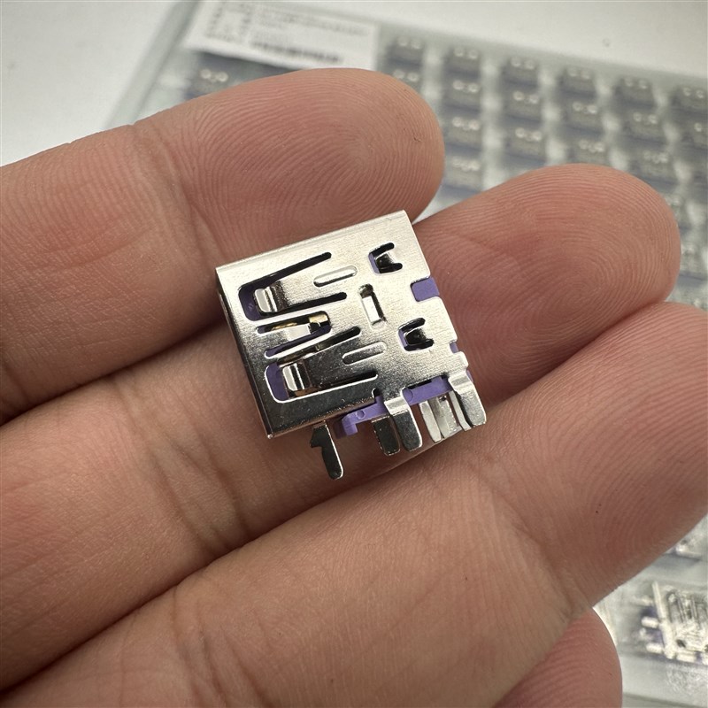 10个价 侧立式USBA母座 插头镀金 全铜