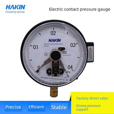 哈金青岛华清电接点压力表24V220V380V电接点压力表Yx150电接点