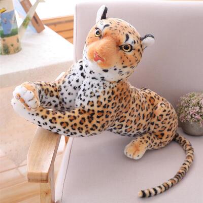 Money Leopard Plush Doll Doll Home Animal Toy金钱豹毛绒公仔
