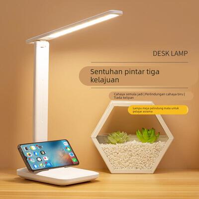 foldable led light usb charge desk lamp table reading study