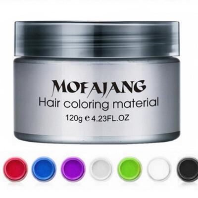 Hair Color Wax Mud Dye Cream Temporary Modeling Mofajang发泥
