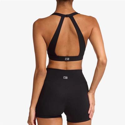*csb 运动背心健身文胸美背带胸垫性感瑜伽套装