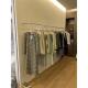 挂衣杆衣架道具定制 展示架不锈钢货架预埋式 服装 店上墙陈列架女装