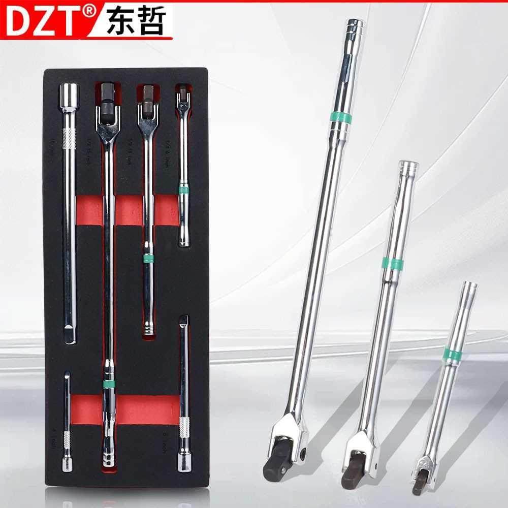 加长接杆延长加力杆1/2大飞3/8中1/4小号F杆活动转向手柄套筒扳手