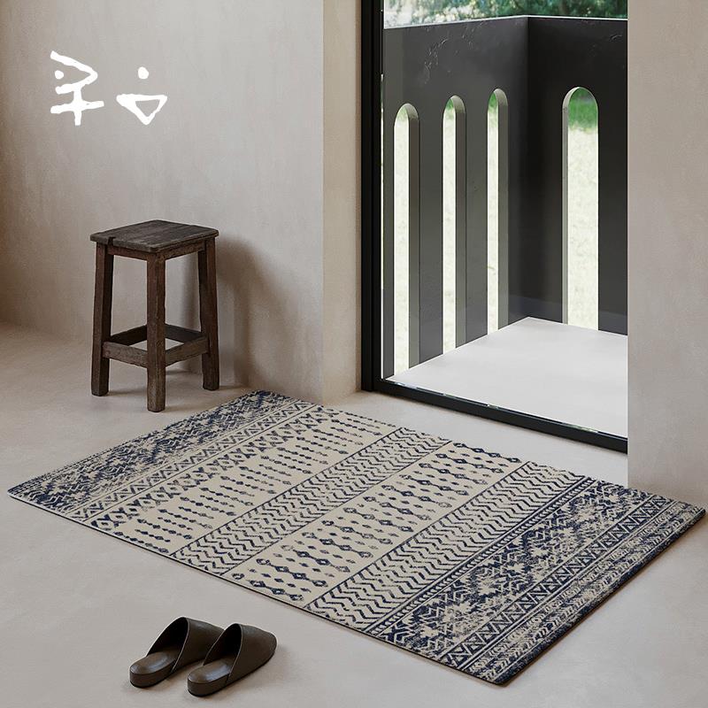 寻由经典摩洛哥覆古民族风入户地垫门口地毯玄关客厅脚垫耐脏防滑
