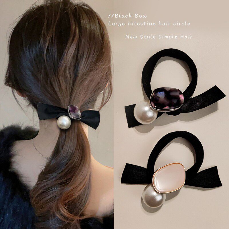 蝴蝶结头绳2026新款高端发圈高弹力耐用橡皮筋扎头发女高马尾发绳