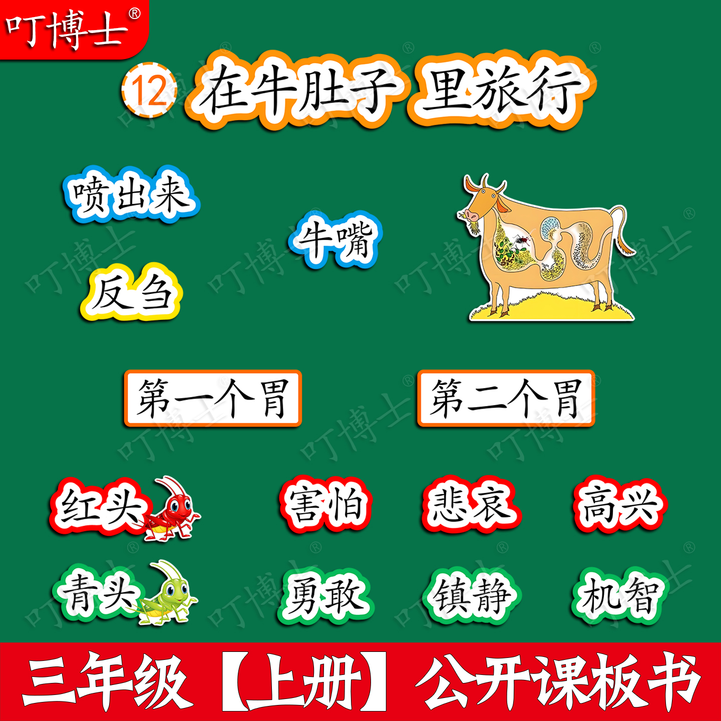 在牛肚子里旅行公开课板贴