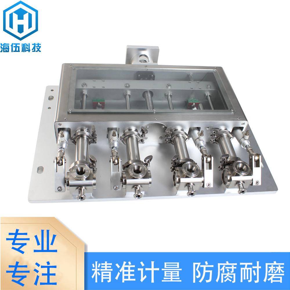 气动易清洗操作液体蜂蜜乳液膏体霜体洗发水沐浴露灌装多列泵