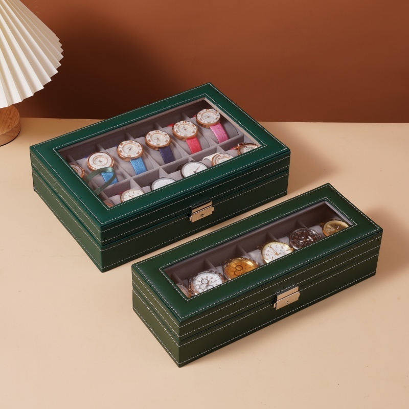 缘爵防尘带锁手表收纳盒收藏简约