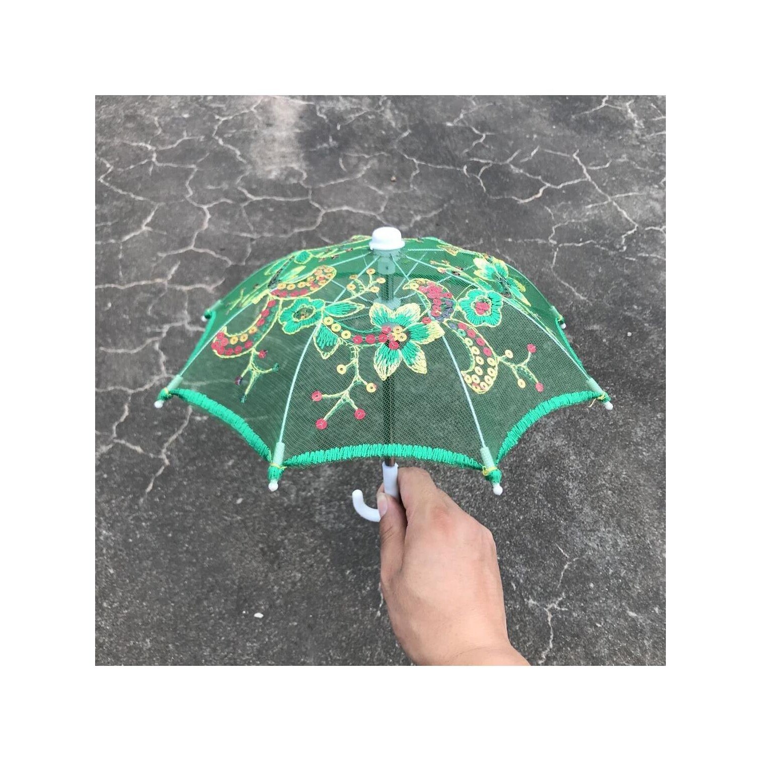 儿童迷你小伞玩具蕾丝伞道具透明绣花伞走秀装饰拍照伞景区热卖伞