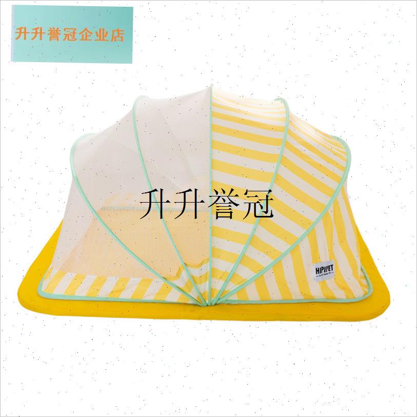 宠物蚊帐蒙古包i猫咪狗狗帐篷狗窝防蚊纱户外可折叠狗窝猫窝窝垫,