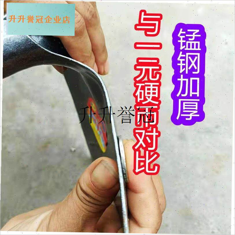 农用锰钢淬火三角锄开沟起v垄培土园艺种植种菜尖锄开荒建筑三角,