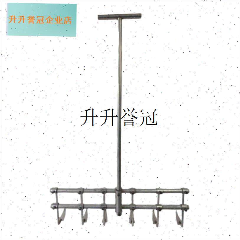 大蒜拉沟器 种蒜m神器小型种地栽菜农业起垄开沟蒜耙人力蔬菜洋,