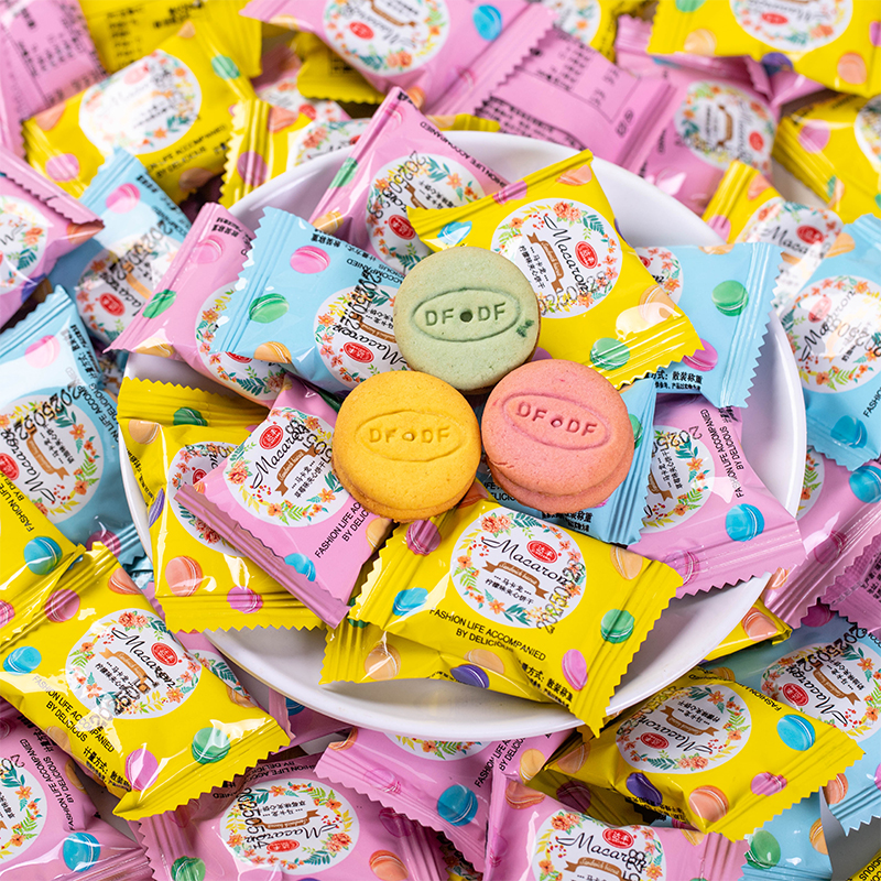 达丰马卡龙夹心饼干零食小包装