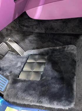 适用于奥迪A8L RSQ8 RS6RS7S8SQ7羊剪绒脚垫长毛澳毛羊毛原厂地毯