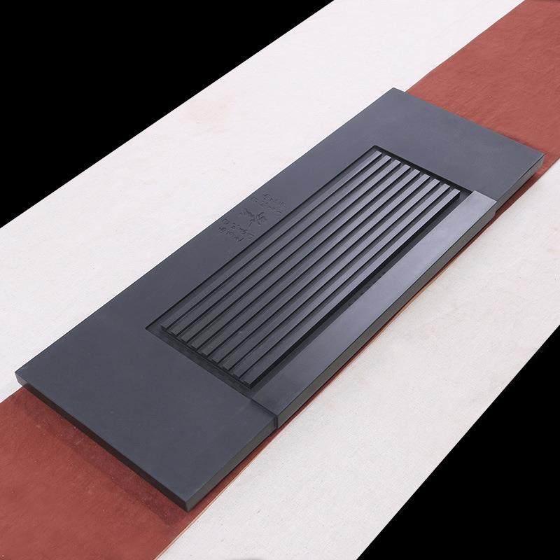 瓷都乌金石茶盘家用简约客厅茶具套装电磁炉一体整块天然石茶台